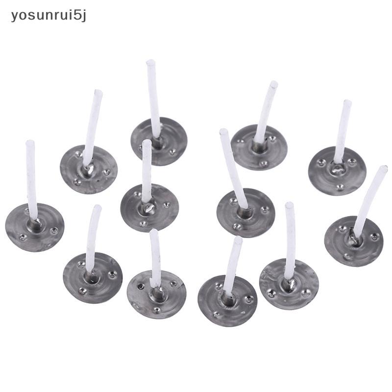 yosunrui5j] 100Pcs Candles Mold Wi Tabs Eco-Friendly Candle Sustainer Making pure cotton NEW