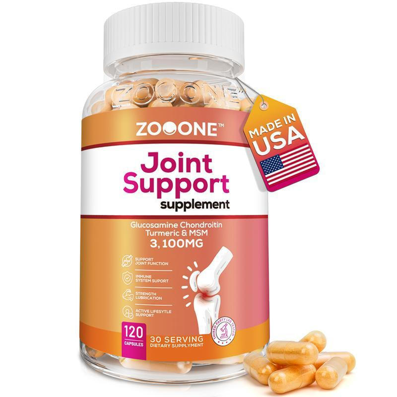 3100 mg Glucosamine Chondroitin Turmeric and Joint Relieve Joint Pain 120 Suitable for use on the back、Knee、Hand（120 Piece）