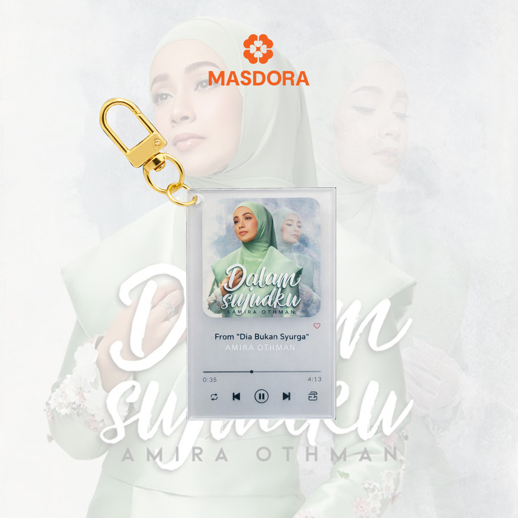 [FREE GIFT, NOT FOR SALE] Fashion Keychain with NFC on Amira Othman - Dalam Sujudku