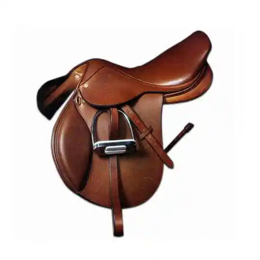 High Quality Genuine Leather Saddle for Training and Competition, Long-term Use of Western Equestrian Jumping Saddle