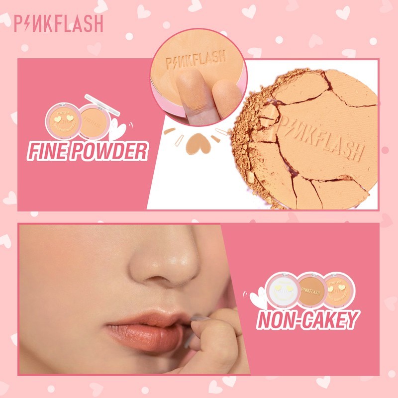 Multi Reliable PINKFLASH OhMySelf Special Pressed Powder Lasting 8-Hour/Matte Lightweight/Traceless/Super Oil Control... - Image 5