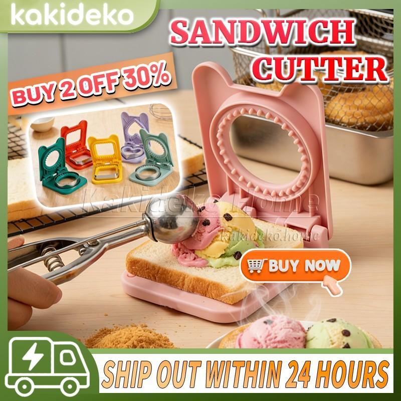 【BUY 2 SAVE 30%】Sandwich Cutter Sealer DIY Acuan Roti Anti-Bocor Ais Krim Goreng Karipap Bento Alat Pembakar