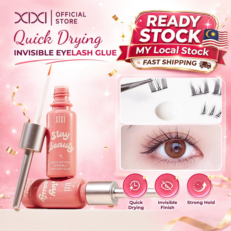 Xixi False Eyelash Glue Invisible Quick-Dry Long-Lasting Waterproof Strong Hold Easy to Use  WM-008