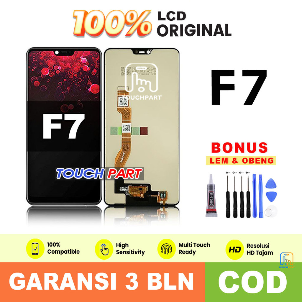 LCD FOR OPPO Original TouchScreen FullsetF7