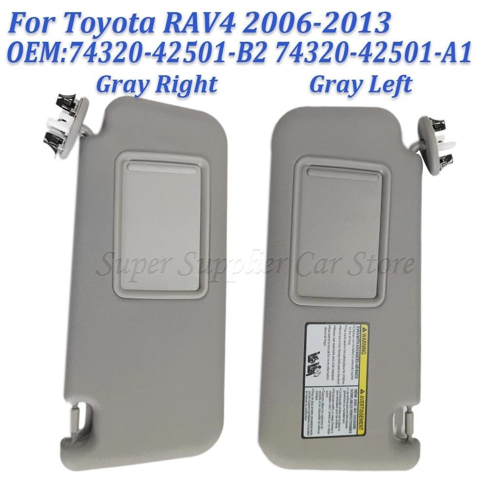 Left or Right Sunroof Sun Visor Accessories For Toyota RAV4 2006 - 2012 Replacement Shield Sunshade Auto Sunvisor 74320-42501-B2