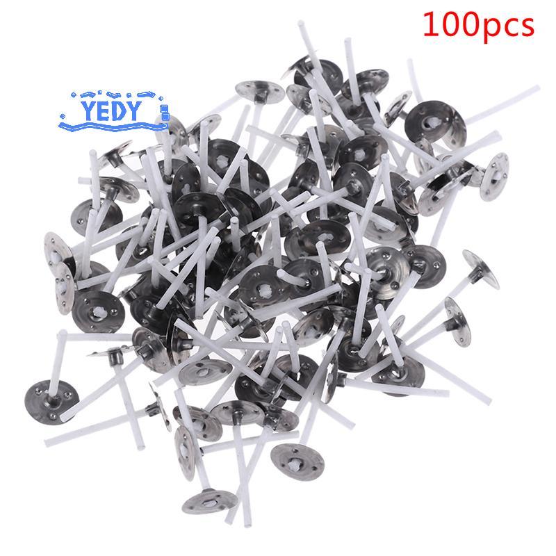 [YEDY-t] 100Pcs Candles Mold Wi Tabs Eco-Friendly Candle Sustainer Making pure cotton NEW