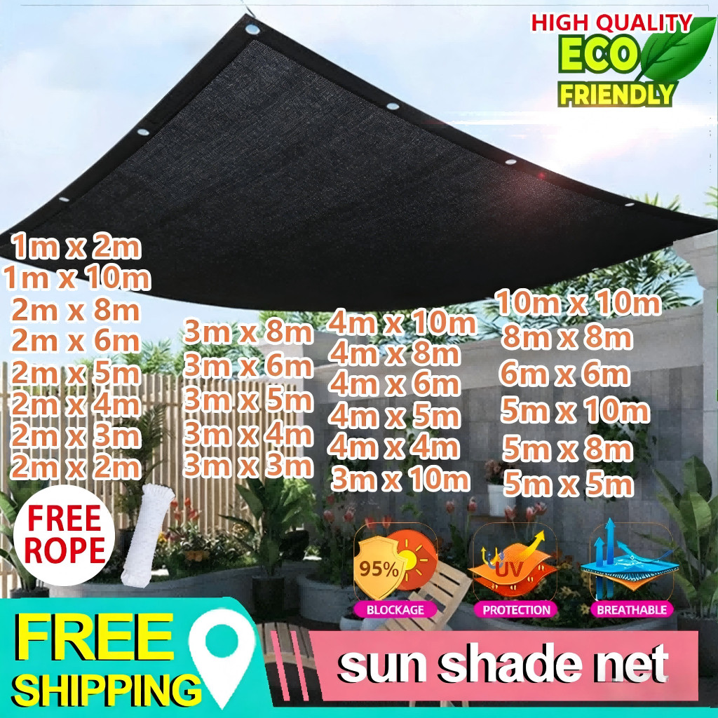 High Quality Sun Shade Net Car Cover Awnings Anti UV 95% Outdoor Garden Net Farm Net Greenhouse Net Sunscreen