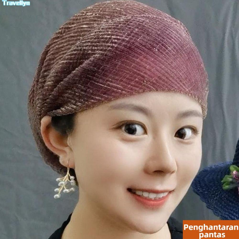 TRAVELLYN Headscarf, Lace Elegant Turban Hats, Fashion Summer Muslim Breathable Beanie Hat Women