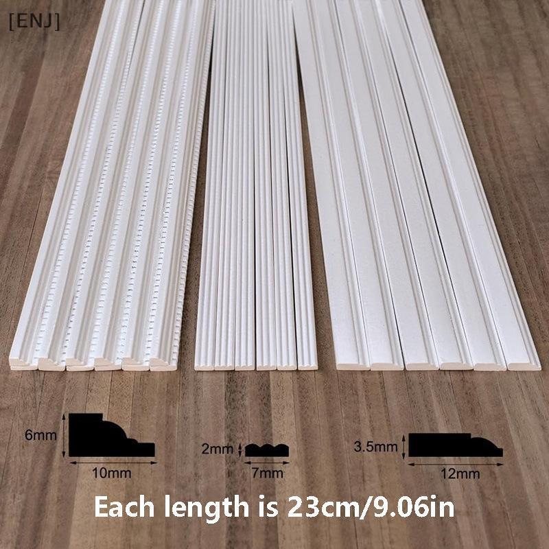 [ENJ] Micro Landscape Dollhouse Skirting Line Miniature Ceiling Trim for Realistic Room Scene Decor null