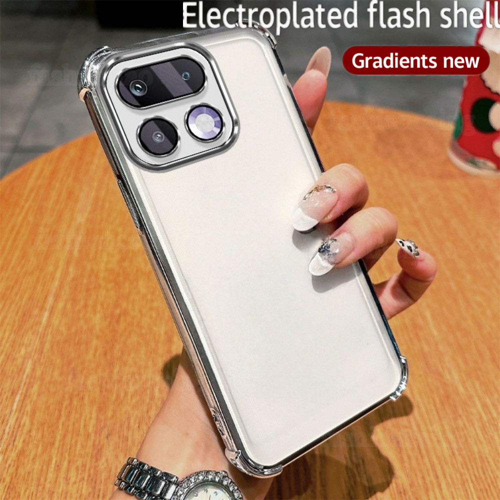 For Realme16Pro 5G Casing For Realme 16 Pro Plus 16T 16X 1 6 Realme16 Pro Realme16Pro+ 2026 Square Plated Phone Case Fashion Couple Soft Silicone Camera Lens Shockproof Back Cover