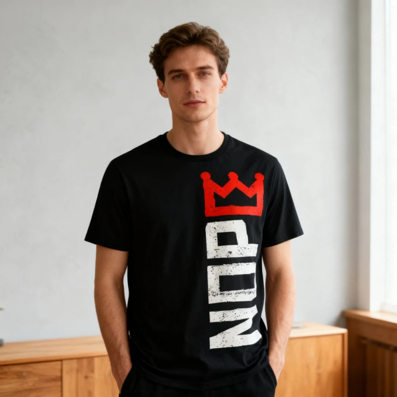 "No Kings Protest Sign" Vertical Print T-Shirt Classic Style Unisex For Men And Women Streetwear Fashion