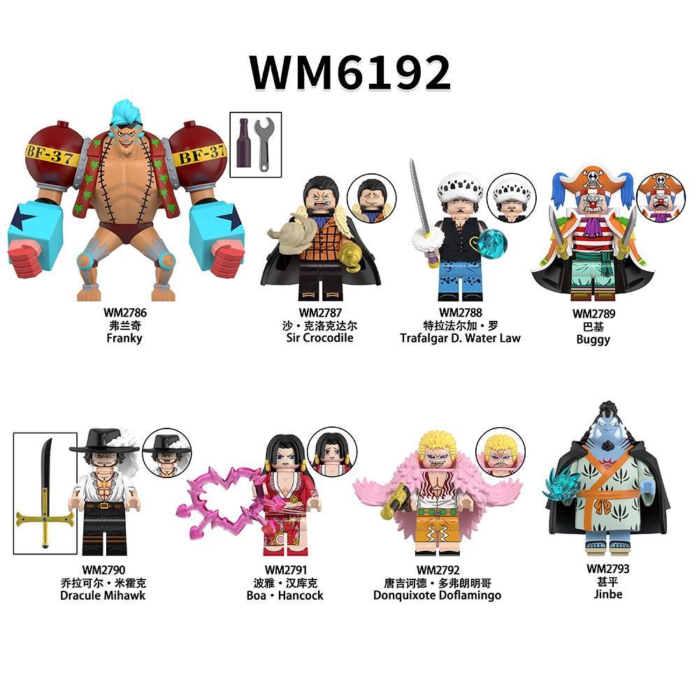 Suitable for Lego Building Blocks Minifigures One Piece Large Size Frankie Jinping Bucky Qiwuhai Assembled Toy WM6192