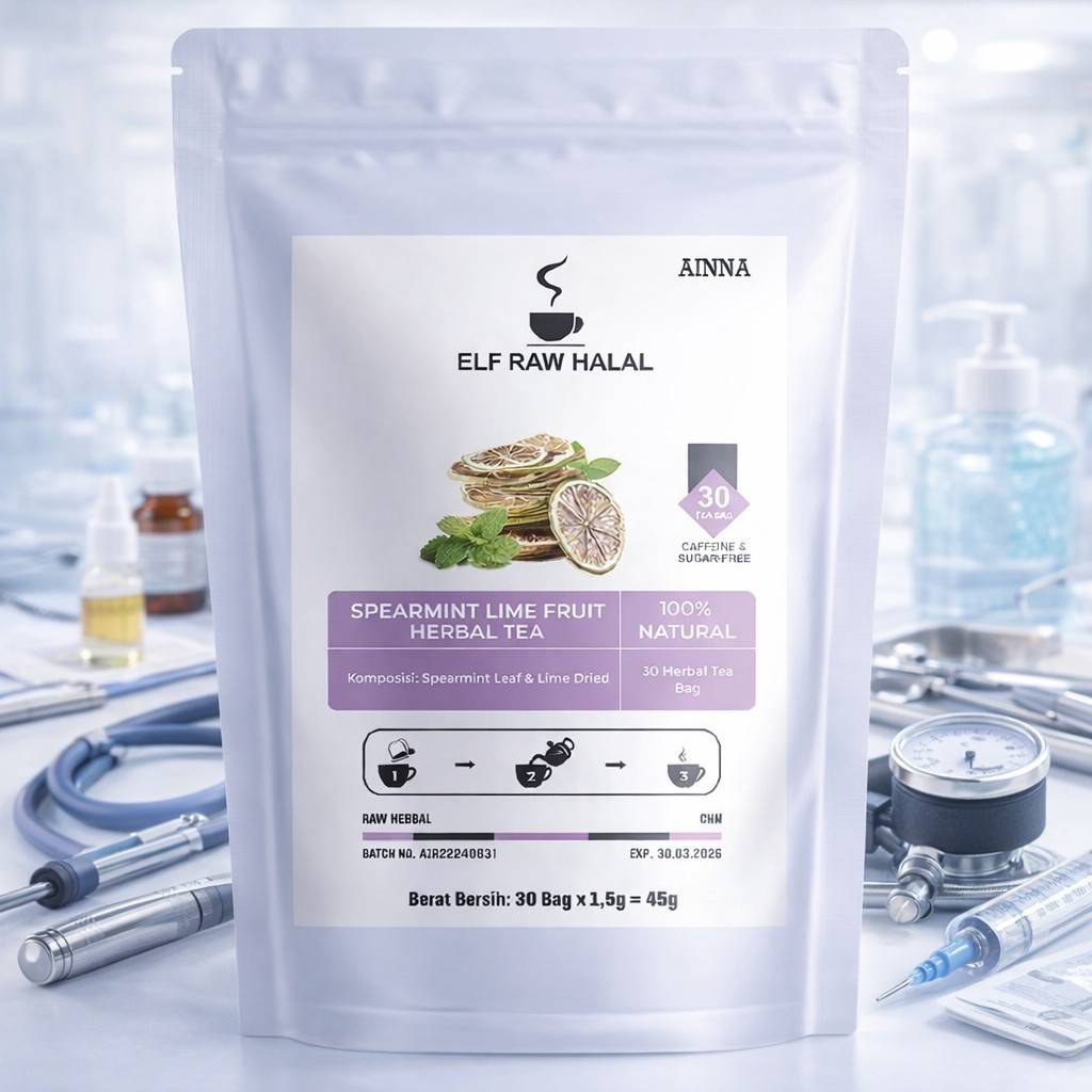 Trendy Casual Spearmint Lime Fruit Herbal Tea Isi 30 Bag x1