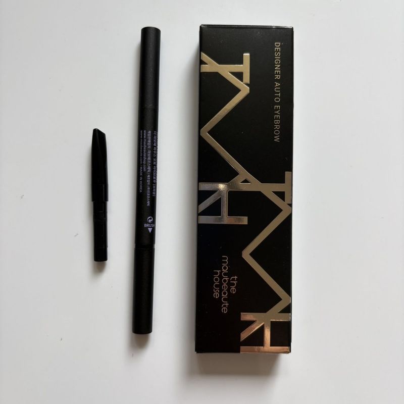 Meidi House Light Smooth Automatic Eyebrow Pencil Light Gray Coffee Double-Headed Eyebrow Trimming Rotating Free Replacement One r