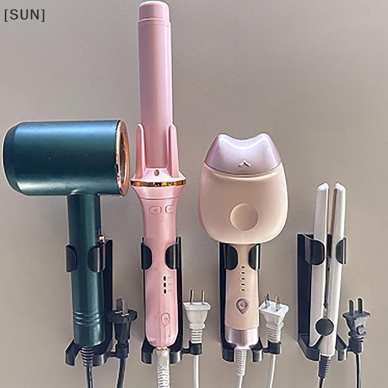 [SUN] Hair Curler Straighteners Holder Curling Braet Wall Mounted  Hair Dryer Organizer For Bathroom Home Accessories null