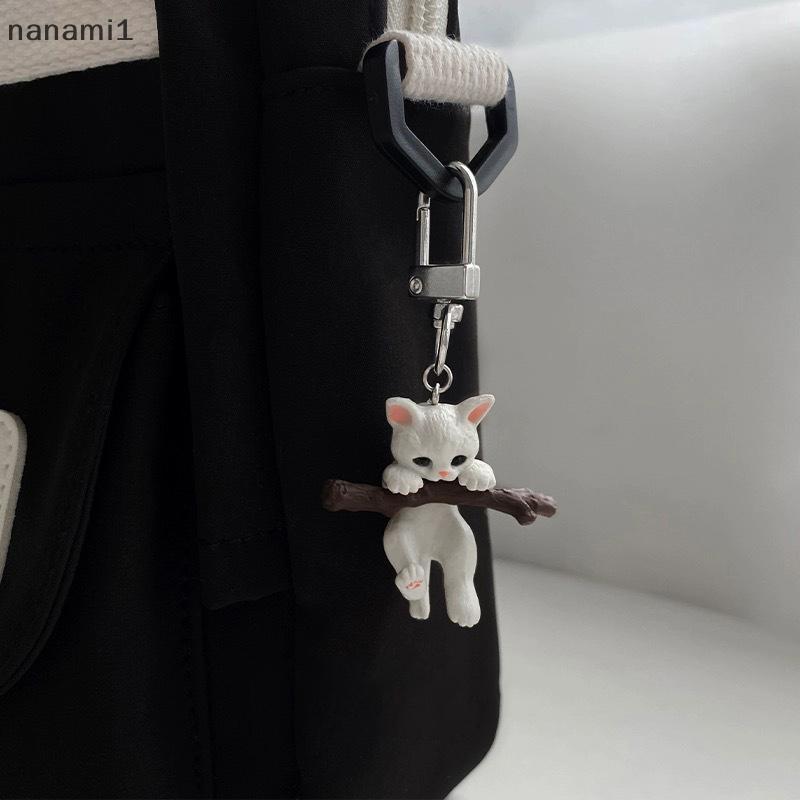 nanami1 Cute Kitten Car Keyring Lovely Cartoon Luy Cat Key Chain Bapa Bag Pendant Gift For Women And Men Boutique
