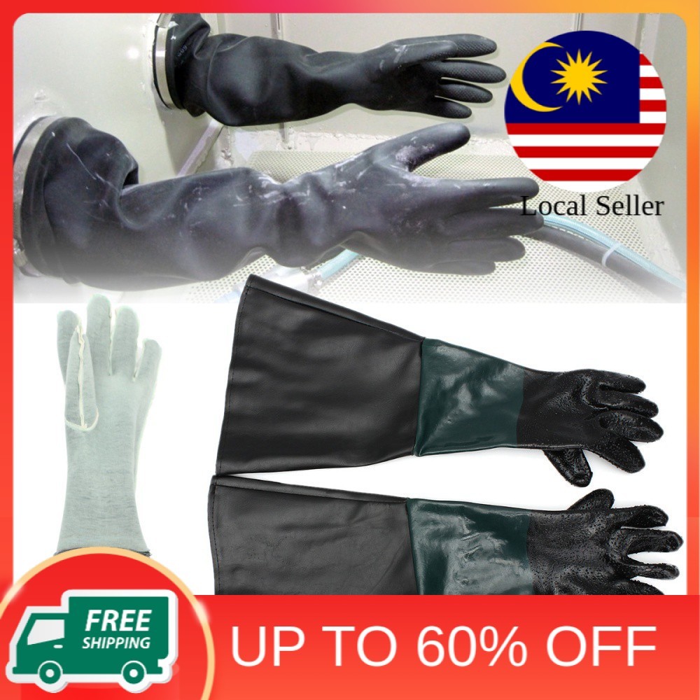 Multi Essential Replacement Sandblasting Cabinet Gloves SIZE 23.6x11'' Durable Design Must - Image 2