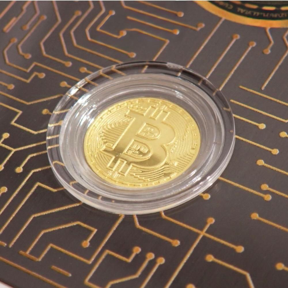 Murni Mewah Emas999.9, Gold Bar Bitcoin Card D1gram 100091 0.0 cm Pd