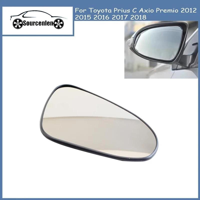 Heated Side Mirror Glass For Toyota Prius C Axio Premio 2012 2015 2016 2017 2018 Auto Parts Rearview 87931-52D70 87961-52D50