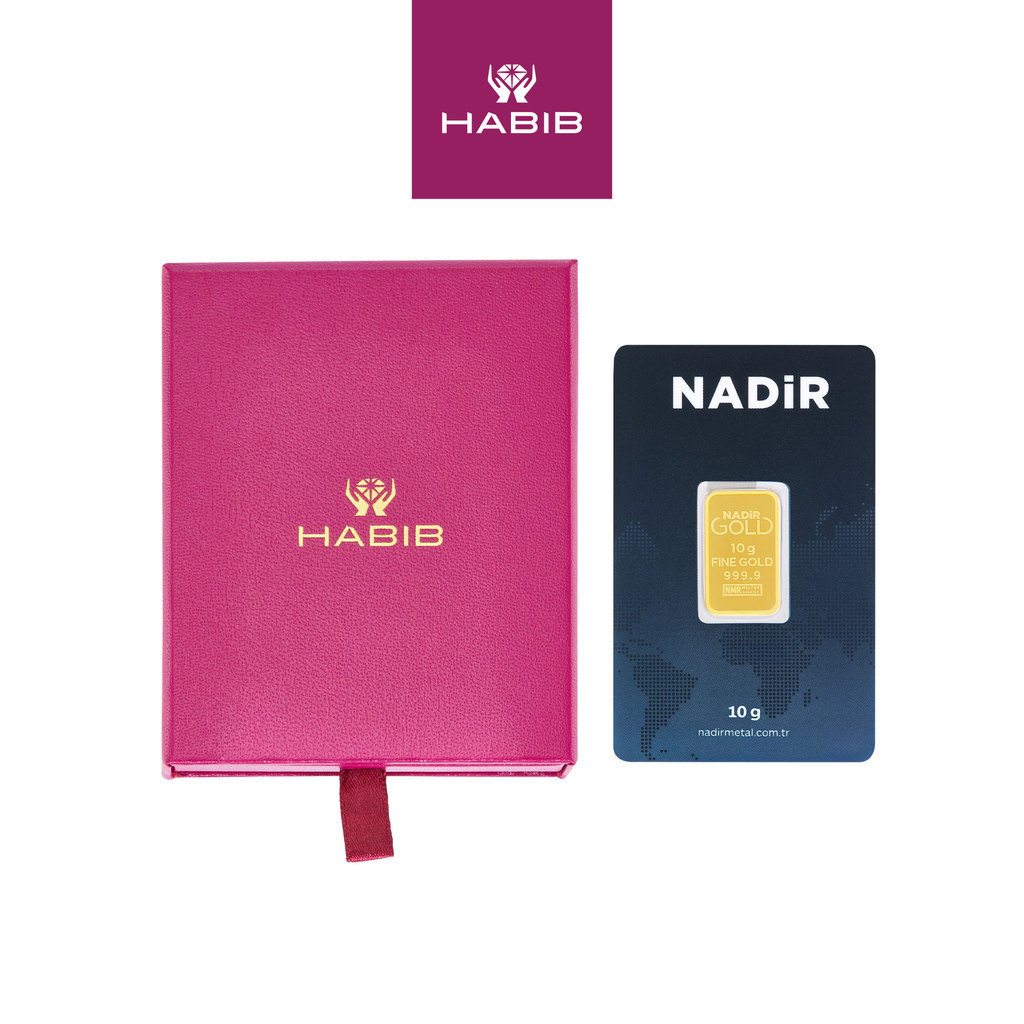 999.9 Gold Bar (10g) - Produced by an LBMA Good Delivery List Refiner, Nadir Metal Refinery