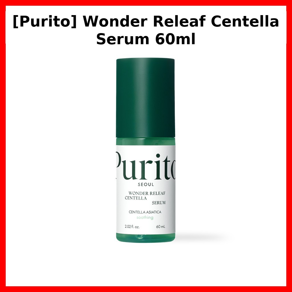 [Purito] Wonder Releaf Centella Serum 60ml / Korean Serum / Skin Repair / 100% Genuine by K-PICK LAB
