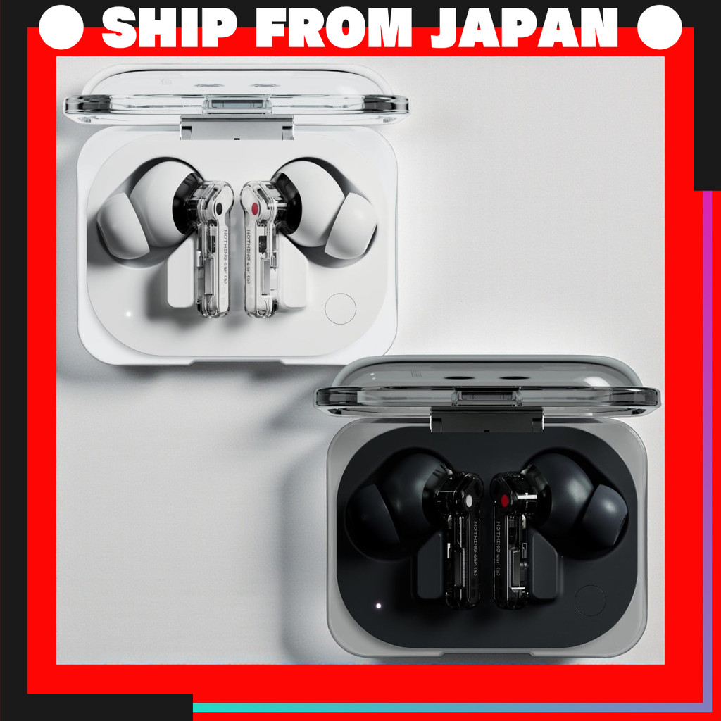 VGP 2025 Gold Award — Nothing wireless earbuds NOTHING Ear (a) | Noise-canceling | ChatGPT compatible | Bluetooth | Up to 42.5 hours battery | Lightweight | Transparency mode | Hi-Res audio — Available in White/Black