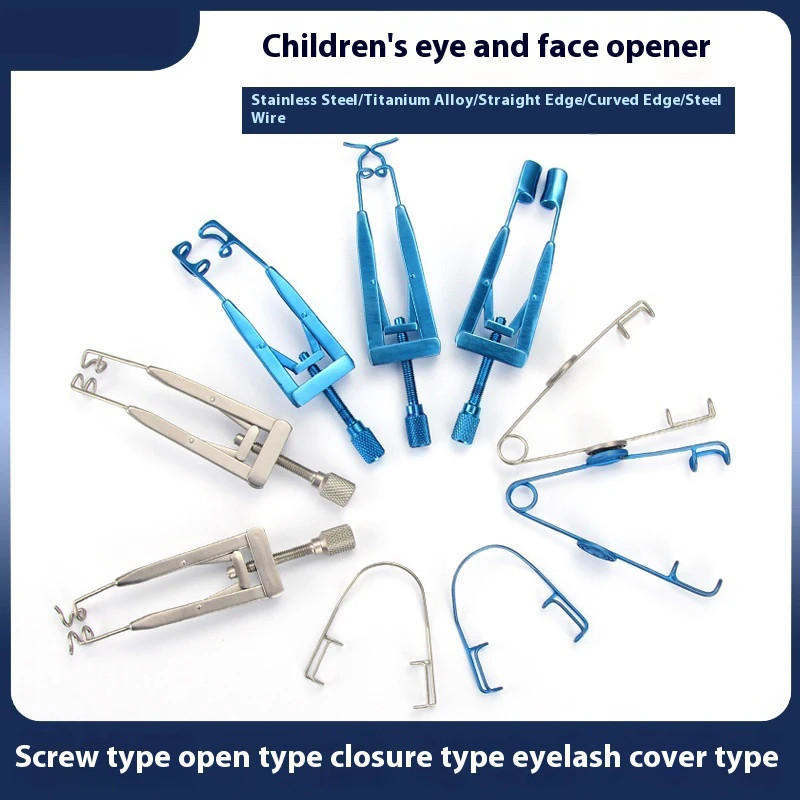 Ophthalmological equipment eyelid expander screw adjustable eyelid opener for infants and children