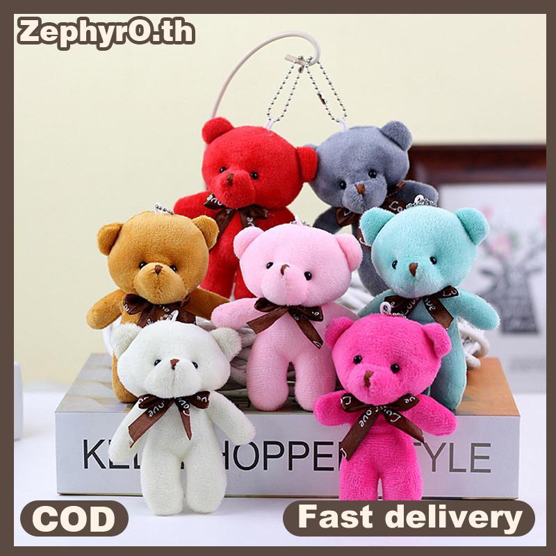 null Bear Plush Toys Mini Teddy Bear Dolls Toy Bear Pendant costume creative Pendant Party Wedding Keychain Bag Pendant Teddy Doll null