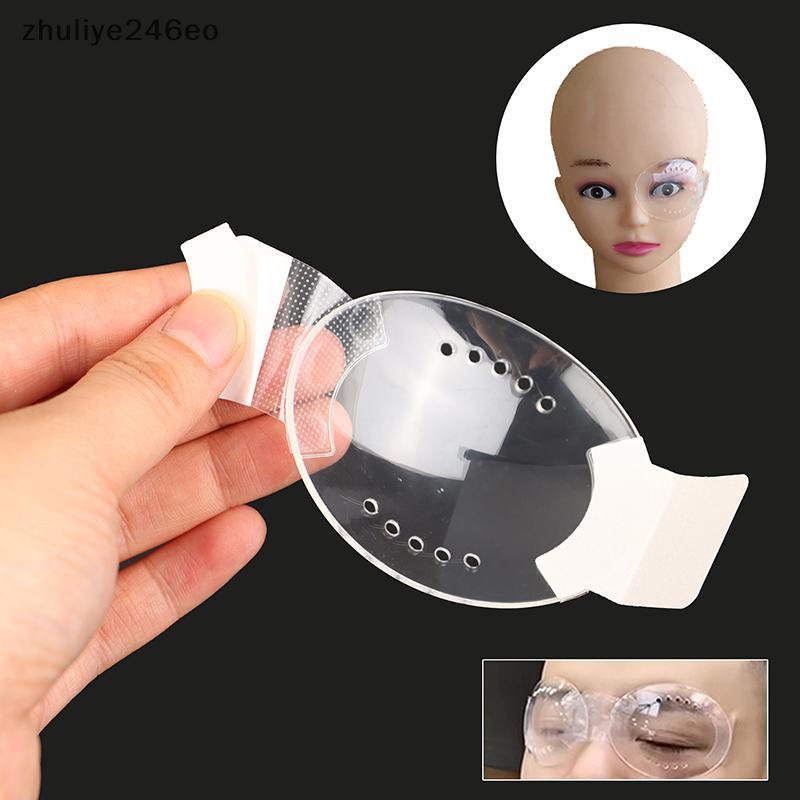 zhuliye246eo] Self-adhesive Clear Plastic Eye Care Eye Shield With 10 Holes Needed After Ophthalmic Surgery Collision Avoidance Eye Protection new