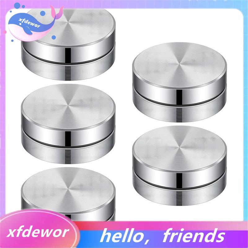 Clay Tools for Pottery Wheel- for Potters Clays& Ceramic Artisans 5-Pack Silver Aluminum Alloy Trimming Spinner Set Artist