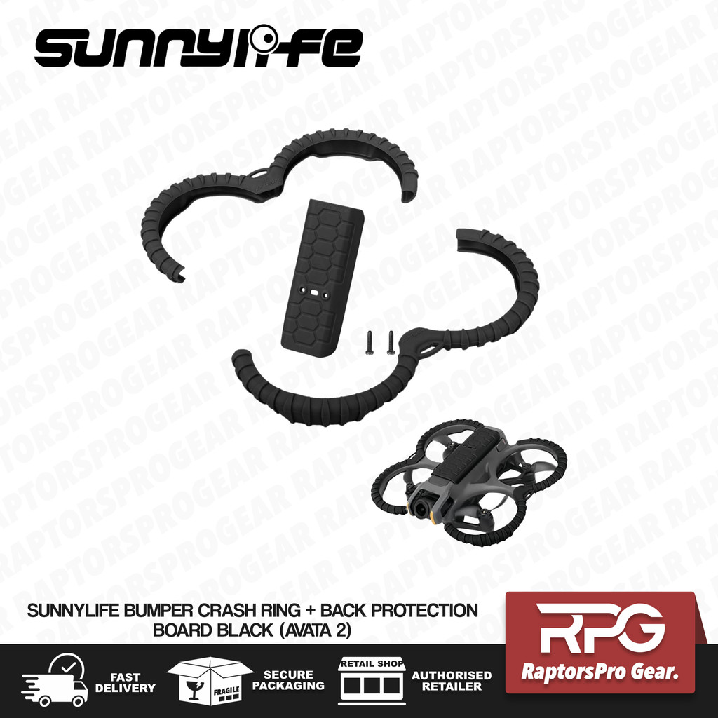 SUNNYLIFE Bumper Crash Ring + Back Protection Board for DJI Avata 2