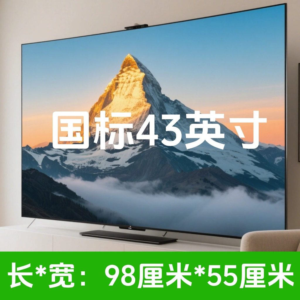 Televisyen 8K Ultra HD tanpa bingkai 100-inci dengan WIFI untuk kegunaan rumah, LCD 65-inci, paparan skrin penuh 75-inci.