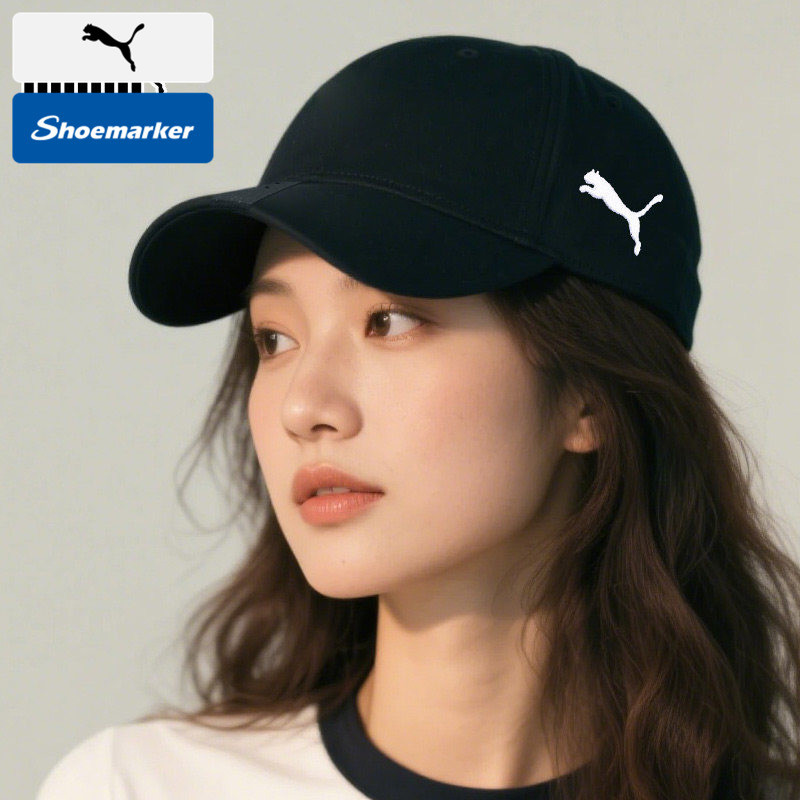 PUMA PUMA Black Baseball Cap Men's Cap Women's Cap Sun Hat Hat Sports Cap Tennis Cap Cap Hat