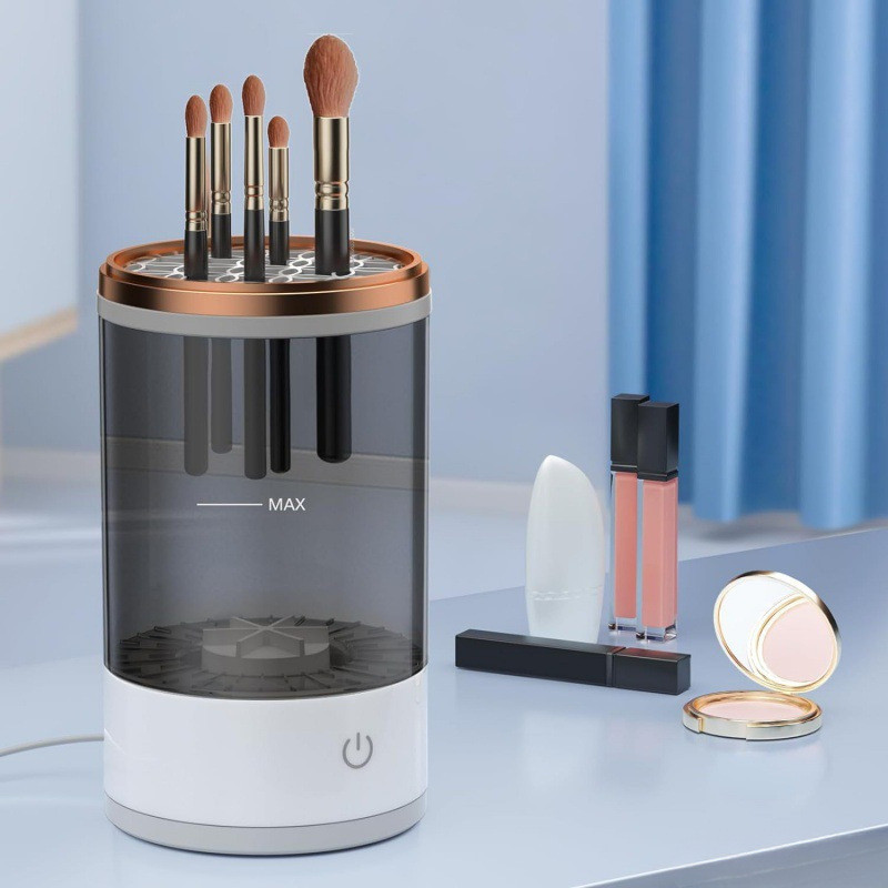 Makeup Brush Cleaner Electric Washing Drying Integrated Scrub Handy Tool Automatic Puff Cleaning Tool Drying Does Not Hurt Hair