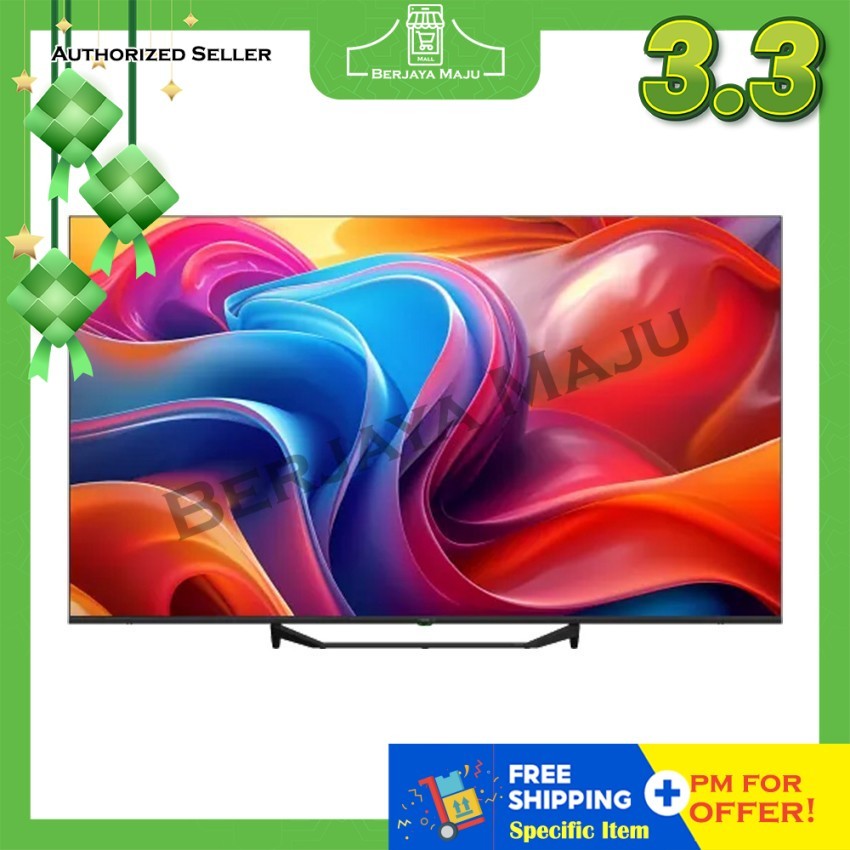 Haier 55" 4K UHD HDR Google QLED TV H55S80FUX | 4K Smart TV Android Google TV televisyen pintar 智能电视 HDR streaming