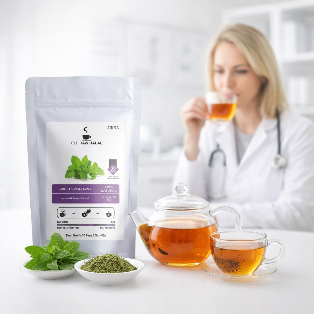 Sweet Spearmint Tea Natural Herbal Mint Stevia Sugar Free