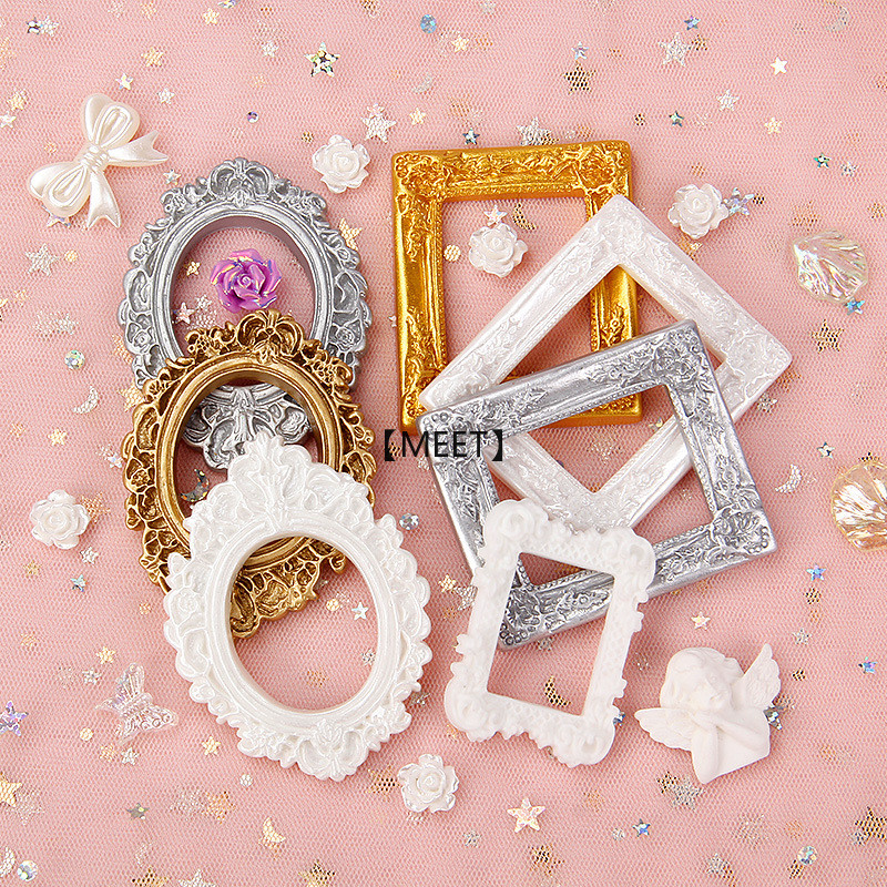 【MEET】31#-66# Trend mini museum frame Retro Photo Frame DIY Resin Jewelry Handmade Materials