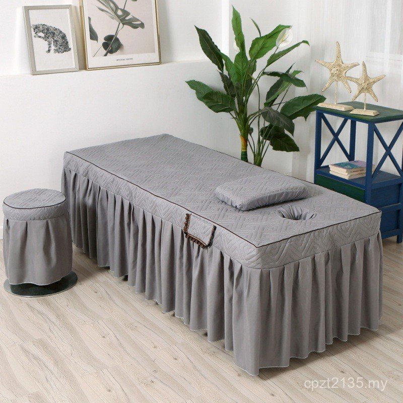 Manufacturer Bed Cross-Border Matching Two-Piece Set Bedspread Pillowcase Tuina Beauty Salon Shampoo Massage Bed 0I