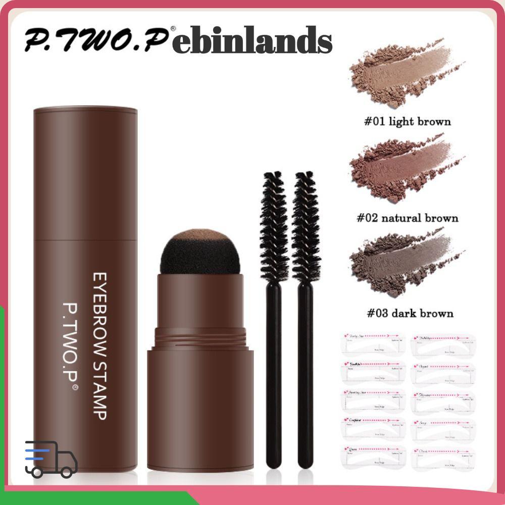 NOVOCCT Brow Stamp Shaping Kit Waterproof Long Lasting ​ Natural Contourin Eyebrow Stamp