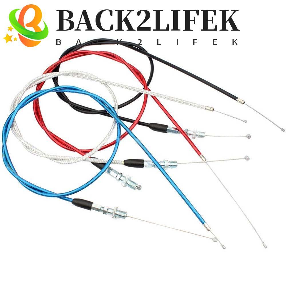 BACK2LIFEK Throttle cable 4-stroke Motorcycle Accelerator Cable Large screw oil special Steel wire Motor Throttle Connector