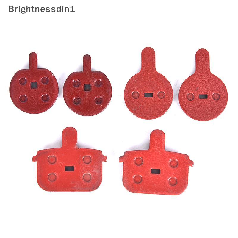 [Brightnessdin] 1pair Mountain Bike Cycling Copper Fiber Metal Disc Brake Pads Bike Accessories
 Bq