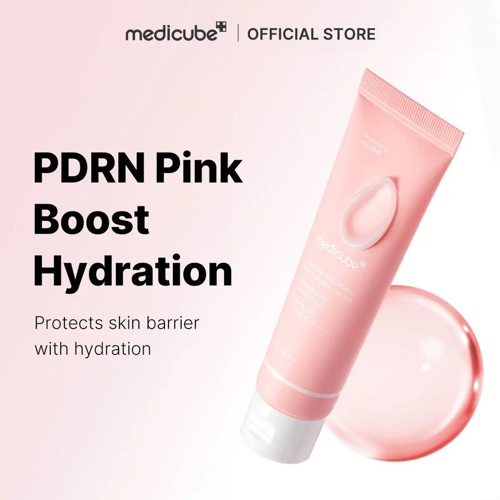 Medicube PDRN Pink Hyaluronic Acid Moisturizing Cream | Dark Spots | Glass Glow Skin | hydration | Barrier