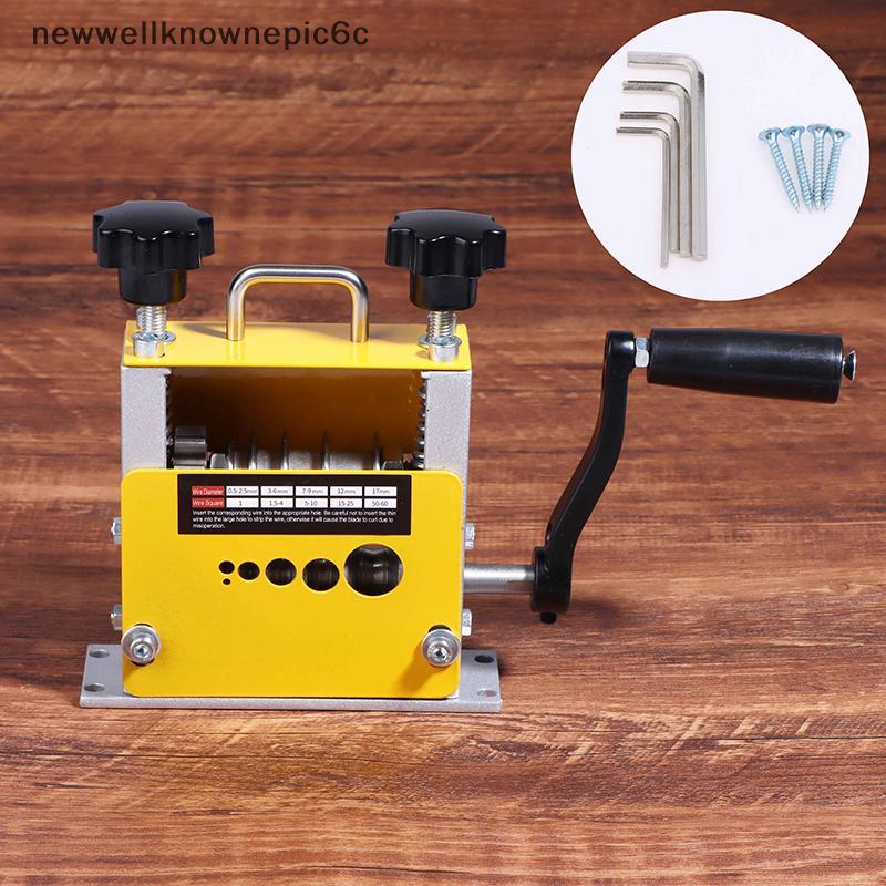 null Portable Cable Stripper Rust-Proof des 0.5-15mm Standard 1-17mm Wire Stripping Machine For Scrap Copper Wire Cable Recycling null