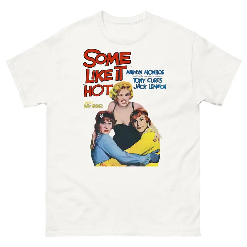 Retro Comedy Movie T-shirt, 1950s Retro Movie Poster T-shirt, Classic Hollywood Pattern Top, Cult Movie Fan T-shirt, Fun