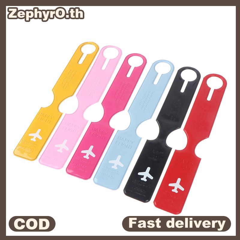 null Cute Luggage Label Straps Suitcase Id Name Address Identify Tags Luggage Tags Airplane PVC Accessories null