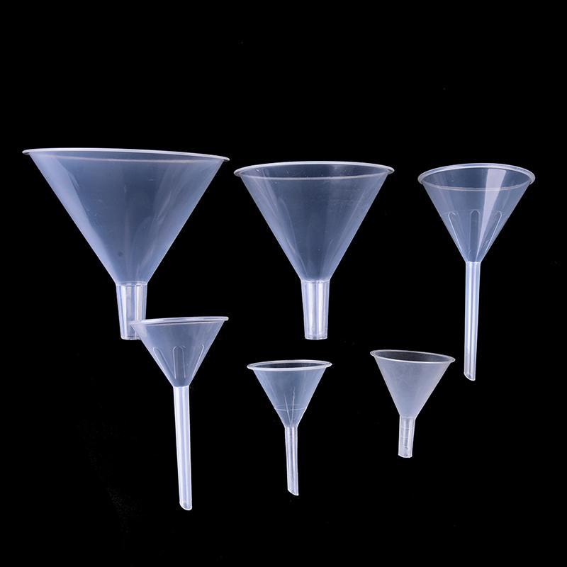 [SUN] 1X Lab Mini Clear Plastic Filling Funnel For Atomizers Perfume Diffuser Bottle null
