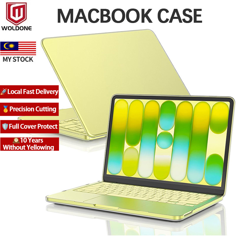 WOLDONE Ultra Thin Matte /Crystal Case for Macbook Pro Air NEO M5 M4 M3 M2 M1 11/12/13/14/15/16 inch 2010-2025 Laptop protect accessories