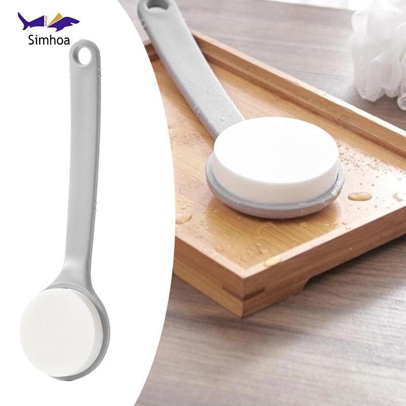 [Simhoa] Lotion Applicator Body Wash Brush Padded Brush Sponge Brush Tools for Back Legs Feet Tanning Body Sunscreen