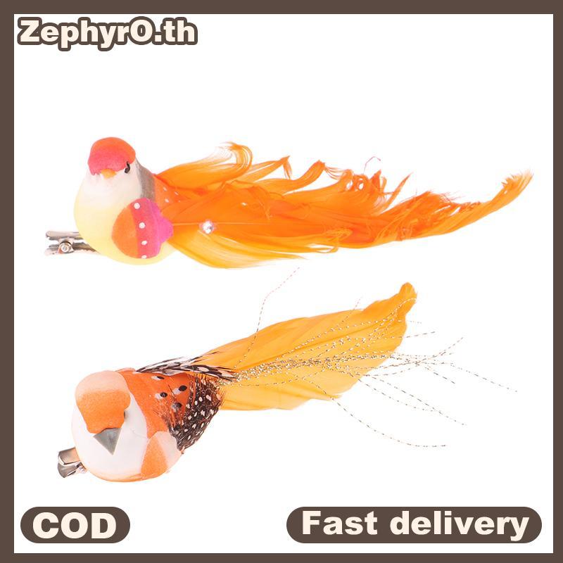 null Random Artificial Birds Fake Foam Animal Simulation Feather Birds Models DIY Wedding Home Garden Ornament Decoration null
