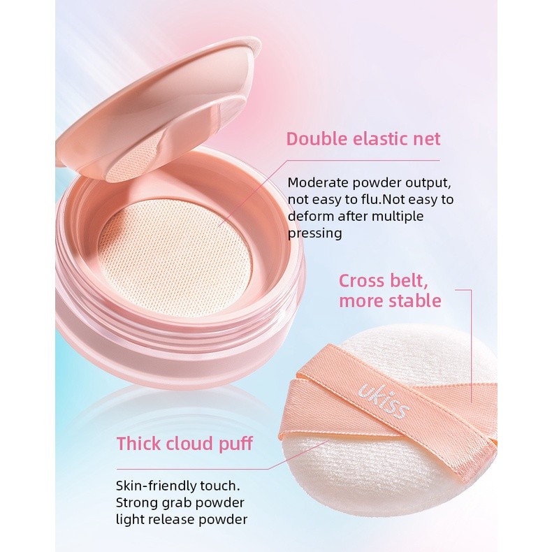 Quality Multi UKISS Jelly Loose Powder Oil Control Waterproof Sweatproof All Skin Type - Image 2